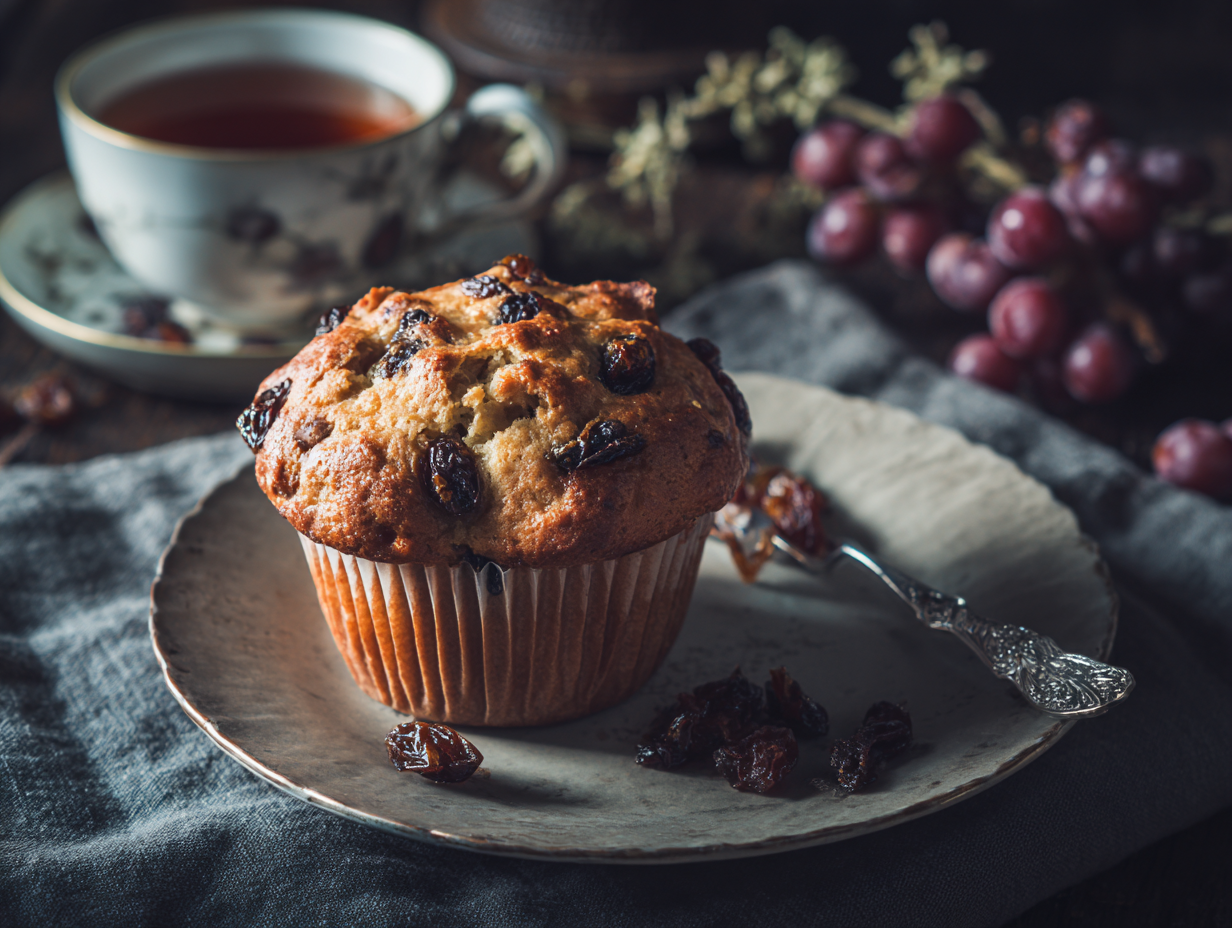 Old Fashioned Raisin Muffin Recipe