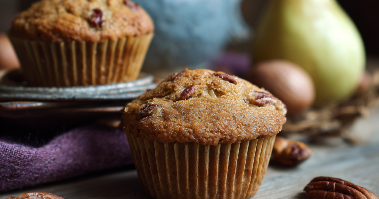 Pear Pecan Muffin Recipe